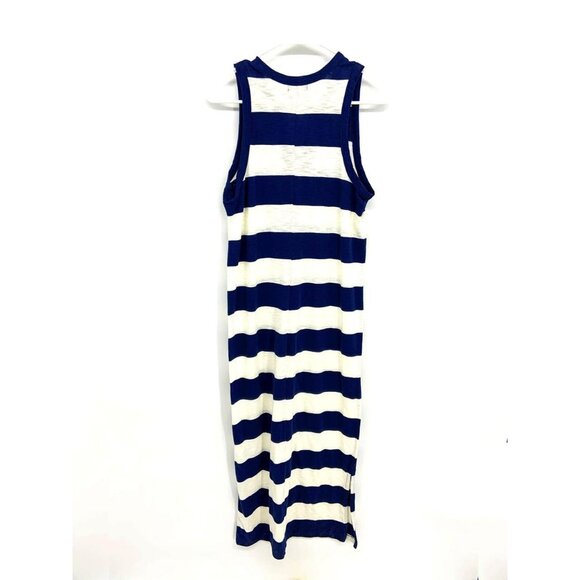 GAP Nautical Navy Blue Striped Cotton - Picture 3 of 7